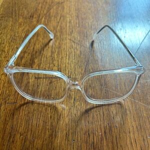 Vintage Clear 80s eyeglass frames